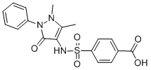 CAS#: 31816-70-3， 4-(1,5-Dimethyl-3-Oxo-2-Phenyl-2,3-Dihydro-1H-Pyrazol-4-Ylsulfamoyl)-Benzoic Acid
