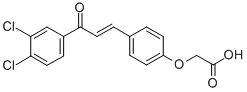 CAS#: 31824-95-0， [4-[3-(3,4-Dichlorophenyl)-3-Oxo-1-Propenyl]Phenoxy-Acetic Acid