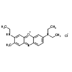 CAS#: 31857-17-7， 7-(Diethylamino)-3-(Ethylamino)-2-Methylphenoxazin-5-Ium Chloride