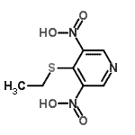 CAS 登录号：31872-77-2， 4-(乙硫基)-3,5-二硝基吡啶