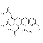 CAS#: 31873-42-4， 4-Formylphenyl 2,3,4,6-Tetra-O-Acetyl-beta-D-Glucopyranoside