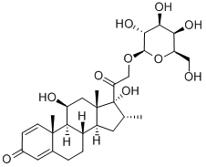 CAS#: 319426-57-8， 4-O-[(11beta,16alpha)-9-Fluoro-11,17-Dihydroxy-16-Methyl-3,20-Dioxopregna-1,4-Dien-21-Yl]-beta-D-Galactopyranose