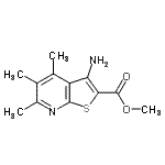 CAS#: 319491-25-3， Methyl 3-Amino-4,5,6-Trimethylthieno[2,3-b]Pyridine-2-Carboxylate