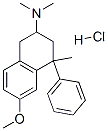 CAS#: 32038-43-0， 6-Methoxy-N,N,4-Trimethyl-4-Phenyl-2,3-Dihydro-1H-Naphthalen-2-Amine Hydrochloride