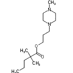 CAS#: 32041-69-3， 3-(4-Methyl-1-Piperazinyl)Propyl 2,2-Dimethylpentanoate