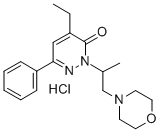 CAS#: 32058-65-4， 4-Ethyl-2-(1-Morpholin-4-Ylpropan-2-Yl)-6-Phenylpyridazin-3-One Hydrochloride