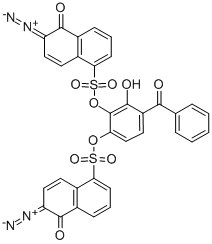 CAS#: 32060-64-3， 5-[3-(Benzoyl)-6-(6-Diazonio-5-Oxidonaphthalen-1-Yl)Sulfonyloxy-2-Hydroxyphenoxy]Sulfonyl-2-Diazonionaphthalen-1-Olate