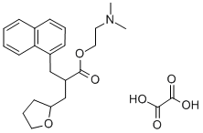 CAS#: 3209-86-7， Dimethyl-[2-[2-(Naphthalen-1-Ylmethyl)-3-(Oxolan-2-Yl)Propanoyl]Oxyethyl]Azanium 2-Hydroxy-2-Oxoacetate