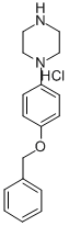 structure of CAS# 321132-21-2, 1-(4-Benzyloxyphenyl)Piperazine Hydrochloride