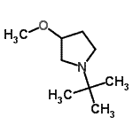 CAS#: 321198-30-5， 3-Methoxy-1-(2-Methyl-2-Propanyl)Pyrrolidine