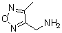 structure of CAS# 321392-83-0, 1-(4-Methyl-1,2,5-Oxadiazol-3-Yl)Methanamine;(4-Methyl-1,2,5-oxadiazol-3-yl)methanamine;(4-Methyl-1,2,5-oxadiazol-3-yl)methanamine #;(4-methyl-1,2,5-oxadiazol-3-yl)methylamine