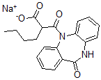 CAS 登录号:32152-30-0, 2-(11-氧代-5H-二苯并(b,e)(1,4)二氮杂卓-5-基)羰基己酸酯钠盐