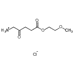 CAS#: 321837-75-6， 2-Methoxyethyl 5-Amino-4-Oxopentanoate Hydrochloride (1:1)