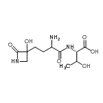 CAS#: 32190-57-1， (2S)-2-[[2-Amino-4-(3-Hydroxy-2-Oxo-Azetidin-3-Yl)Butanoyl]Amino]-3-Hydroxy-Butanoic Acid