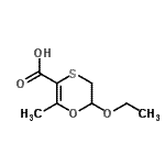CAS#: 321904-60-3， 6-Ethoxy-2-Methyl-5,6-Dihydro-1,4-Oxathiine-3-Carboxylic Acid