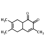 CAS#: 32249-76-6， 3,6,7-Trimethyl-4A,5,8,8A-Tetrahydro-1,2-Naphthalenedione