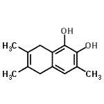 CAS#: 32249-77-7， 3,6,7-Trimethyl-5,8-Dihydro-1,2-Naphthalenediol