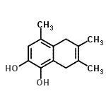 CAS#: 32249-80-2， 4,6,7-Trimethyl-5,8-Dihydro-1,2-Naphthalenediol