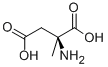 结构式 CAS# 3227-17-6, (S)-(+)-2-氨基-2-甲基丁二酸