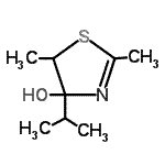 CAS#: 32272-46-1， 4-Isopropyl-2,5-Dimethyl-4,5-Dihydro-1,3-Thiazol-4-Ol