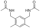 CAS 登录号:32280-53-8, 2,4-二(乙酰基氨基甲基)-1,5-二甲基苯