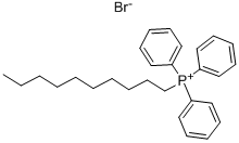 structure of CAS# 32339-43-8, n-Decyl Triphenylphosphonium Bromide;Decyl-Triphenyl-Phosphonium Bromide;Decyl-Triphenylphosphonium Bromide;Decyl-Triphenyl-Phosphanium Bromide