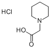 structure of CAS# 3235-68-5, 2-Piperidin-1-Ylacetic Acid Hydrochloride;2-(1-Piperidyl)Acetic Acid Hydrochloride;2-Piperidinoacetic Acid Hydrochloride;2-Piperidin-1-Ylethanoic Acid Hydrochloride