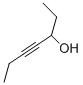 structure of CAS# 32398-69-9, 4-Heptyn-3-Ol;Sbb008803;4-Heptyn-3-Ol;Nsc138595