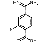 CAS#: 324002-02-0， 4-Carbamimidoyl-2-Fluorobenzoic Acid