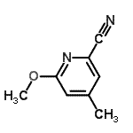 CAS#: 324028-97-9， 6-Methoxy-4-Methyl-2-Pyridinecarbonitrile