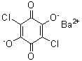 structure of CAS# 32458-20-1, Barium 2,5-Dichloro-3,6-Dioxo-1,4-Cyclohexadiene-1,4-Diolate;Barium Chloranilate Trihydrate;barium chloroanilinate