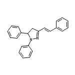 CAS#: 325150-61-6， 1,5-Diphenyl-3-[(E)-2-Phenylvinyl]-4,5-Dihydro-1H-Pyrazole