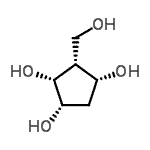 CAS#: 325480-57-7， (1S,2R,3R,4R)-3-(Hydroxymethyl)-1,2,4-Cyclopentanetriol