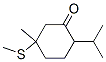 CAS#: 32564-30-0， 5-Methyl-5-Methylsulfanyl-2-Propan-2-Ylcyclohexan-1-One