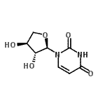 CAS#: 325683-85-0， 1-[(2R,3R,4S)-3,4-Dihydroxytetrahydro-2-Furanyl]-2,4(1H,3H)-Pyrimidinedione