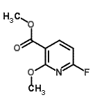 CAS#: 325707-62-8， Methyl 6-Fluoro-2-Methoxynicotinate