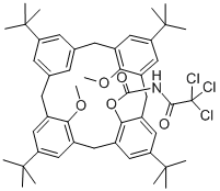CAS#: 325776-13-4， 25,27-Dimethoxy-26-(N-Trichloroacetyl)Carbamoyloxy-p-Tert-Butylcalix[4]Arene