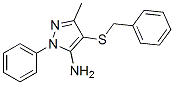 CAS#: 32585-83-4, 5-Methyl-2-Phenyl-4-(Phenylmethylsulfanyl)Pyrazol-3-Amine