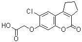 结构式 CAS# 326102-27-6, [(8-氯-4-氧代-1,2,3,4-四氢环戊烯并[c]苯并吡喃-7-基)氧基]乙酸