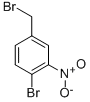 structure of CAS# 326595-66-8, 4-Bromo-3-Nitrobenzyl Bromide;4-BROMO-3-NITROBENZYL BROMIDE