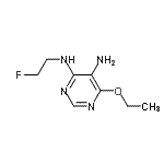 CAS#: 326831-57-6， 6-Ethoxy-N<Sup>4</Sup>-(2-Fluoroethyl)-4,5-Pyrimidinediamine