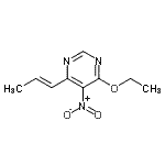 CAS#: 326832-03-5， 4-Ethoxy-5-Nitro-6-[(1E)-1-Propen-1-Yl]Pyrimidine