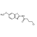 CAS#: 326872-93-9， 4-Chloro-N-(6-Methoxy-1,3-Benzothiazol-2-Yl)Butanamide