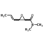 CAS#: 326908-27-4， N,N-Dimethyl-3-[(1E)-1-Propen-1-Yl]-2-Oxiranecarboxamide