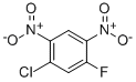 结构式 CAS# 327-91-3, 1-氯-5-氟-2,4-二硝基苯