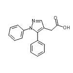 CAS#: 32702-05-9， (1,5-Diphenyl-1H-Pyrazol-4-Yl)Acetic Acid