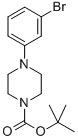 structure of CAS# 327030-39-7, 4-(3-Bromo-Phenyl)-Piperazine-1-Carboxylic Acid Tert-Butyl Ester;1-Piperazinecarboxylic Acid, 4-(3-Bromophenyl)-, 1,1-Dimethylethyl Ester;4-(3-BROMO-PHENYL)-PIPERAZINE-1-CARBOXYLIC ACID TERT-BUTYL ESTER;Tert-Butyl 4-(3-Bromophenyl)Piperazine-1-Carboxylate