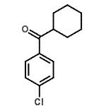 结构式 CAS# 3277-80-3, (4-氯苯基)(环己基)甲酮