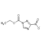 CAS#: 328003-44-7， Ethyl 3-Nitro-1H-1,2,4-Triazole-1-Carboxylate