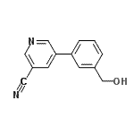 CAS#: 328125-42-4， 5-[3-(Hydroxymethyl)Phenyl]Nicotinonitrile